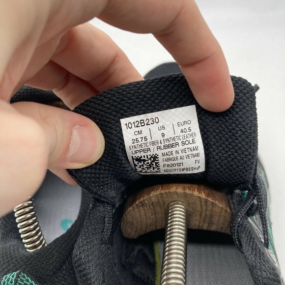 Asics Gel Venture 8 Womens Hiking Trail Running Shoes Black Blue Size 9 EU 40.5 - Picture 4 of 11